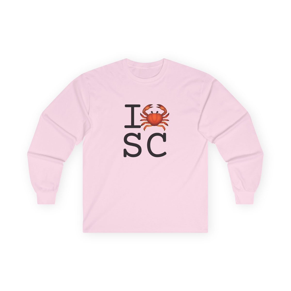"I Crab South Carolina" Long Sleeve Shirt