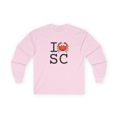 "I Crab South Carolina" Long Sleeve Shirt