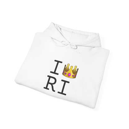 "I'm Royalty (Wear a Crown) in Rhode Island" Hoodie