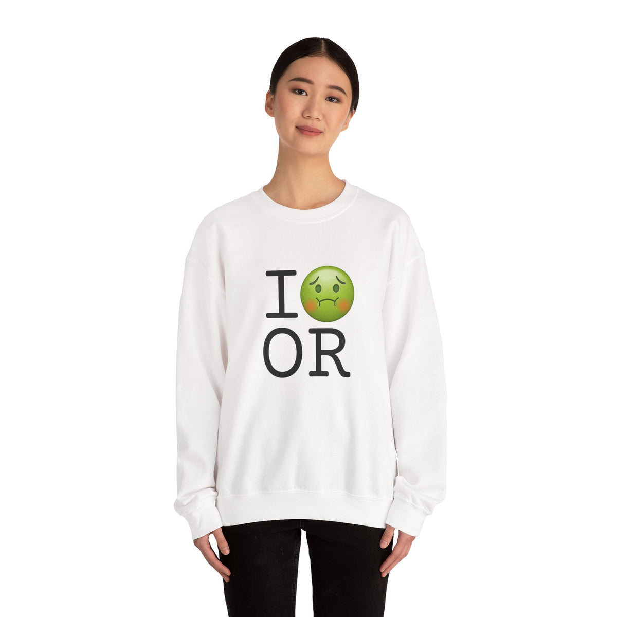 "I'm Nauseous about Oregon" Sweatshirt