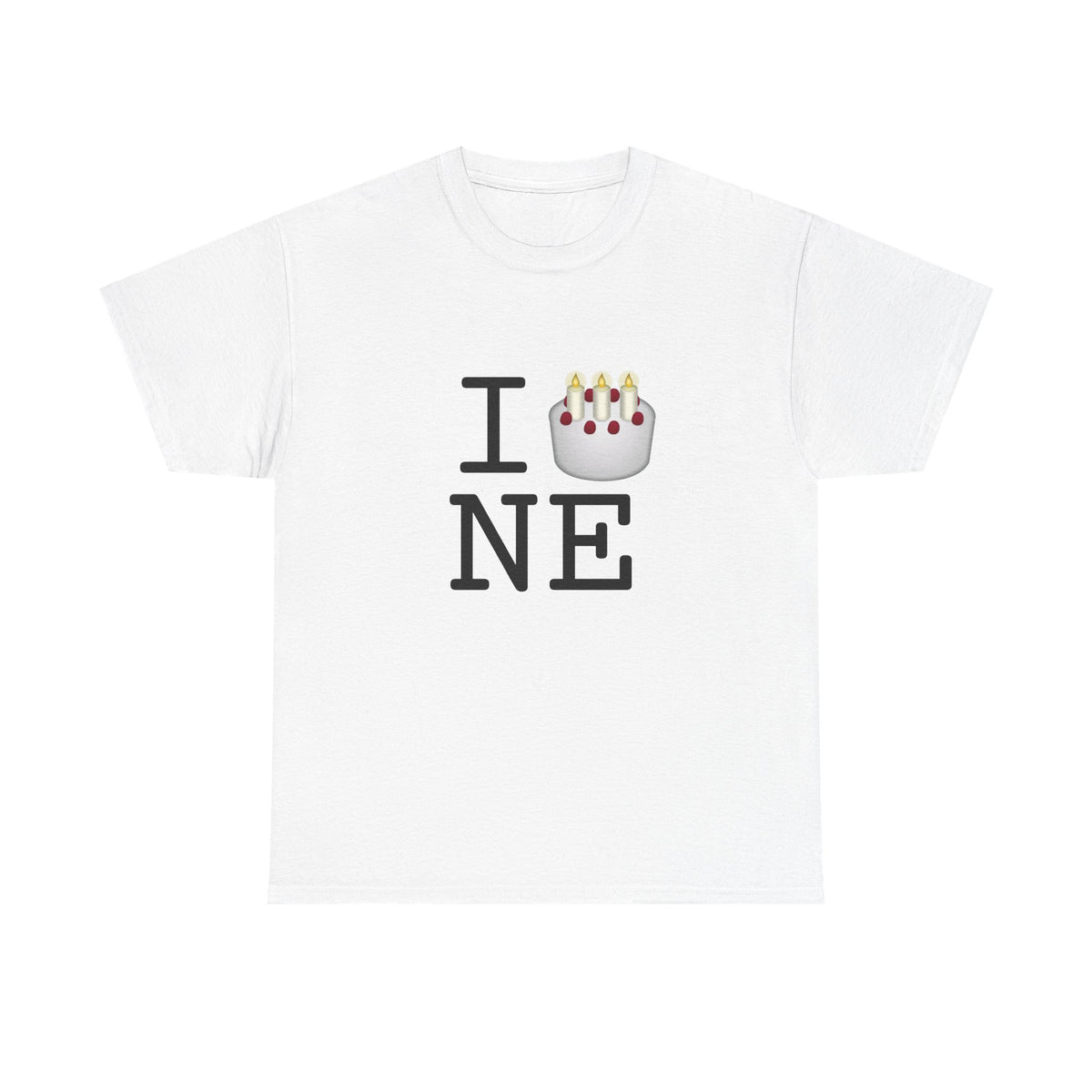 "I Birthday Cake Nebraska" Tee