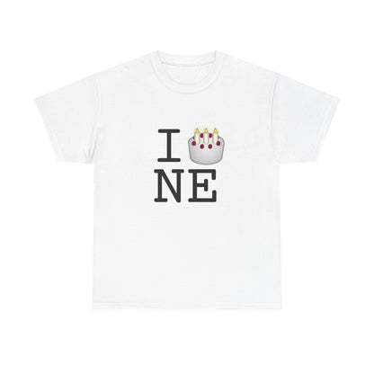 "I Birthday Cake Nebraska" Tee