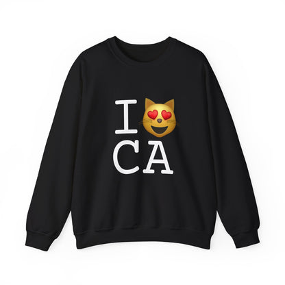 "I'm a Cat that Loves California" Sweatshirt