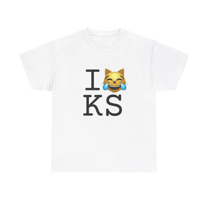 "I'm Laughing like a Cat at Kansas" Tee