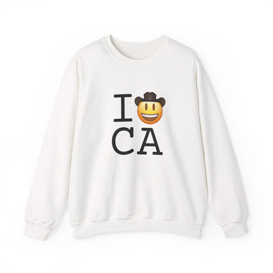 "I'm a Cowboy or Cowgirl in California" Sweatshirt