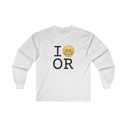 "I Grimace About Oregon" Long Sleeve Shirt