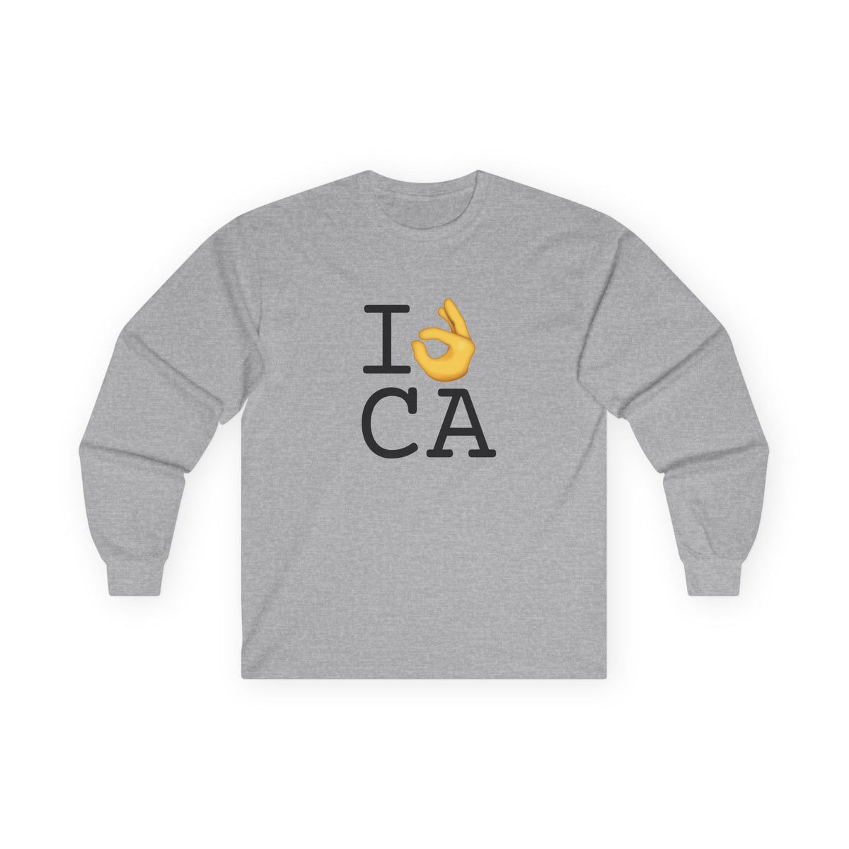 "I'm OK with California" Long Sleeve Shirt