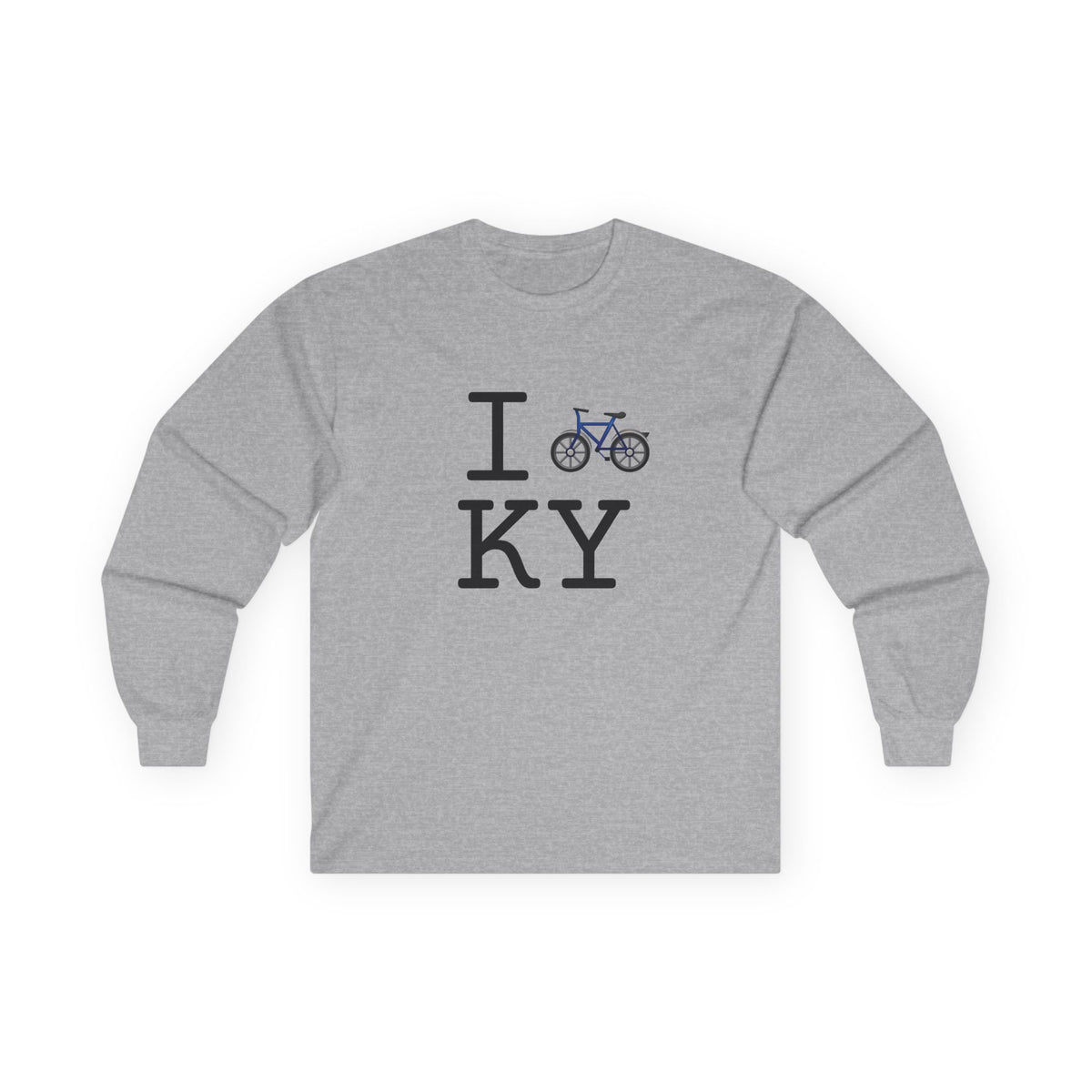 "I Bicycle Kentucky" Long Sleeve Shirt