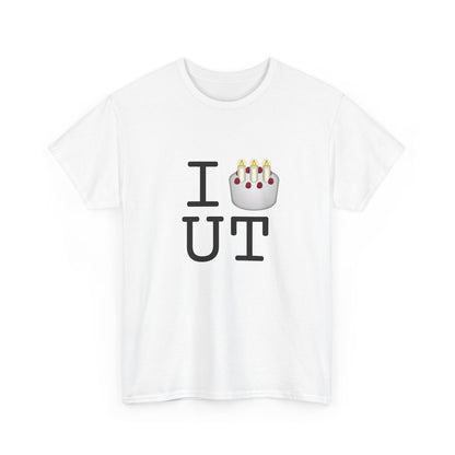 "I Birthday Cake Utah" Tee