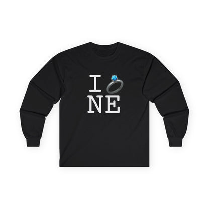 "I'm Married to (Diamond Ring) Nebraska" Long Sleeve Shirt