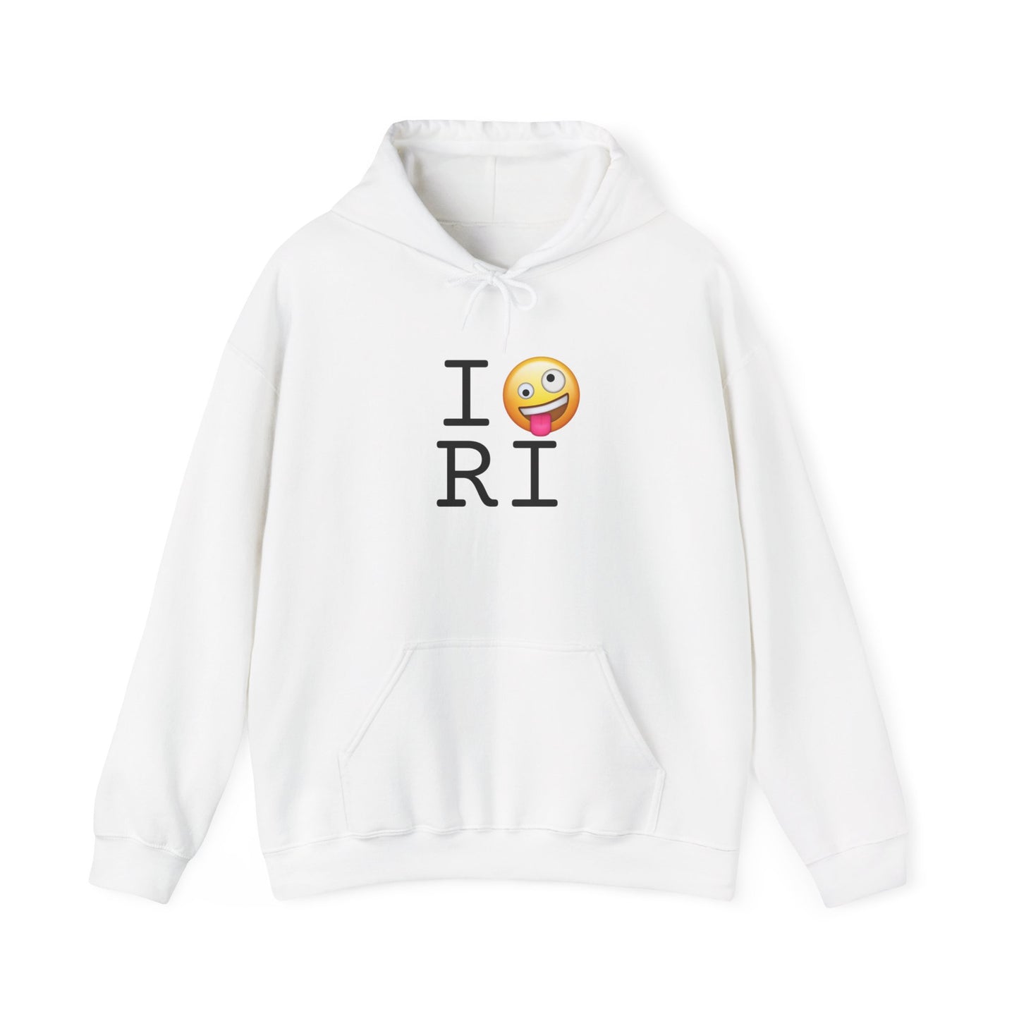 "I'm Crazy about Rhode Island" Hoodie