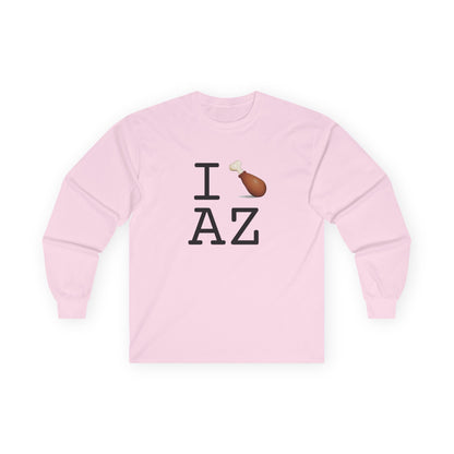 "I Chicken Drumstick Arizona" Long Sleeve Shirt