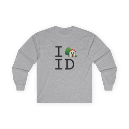 "I'm Home in Idaho" Long Sleeve Shirt