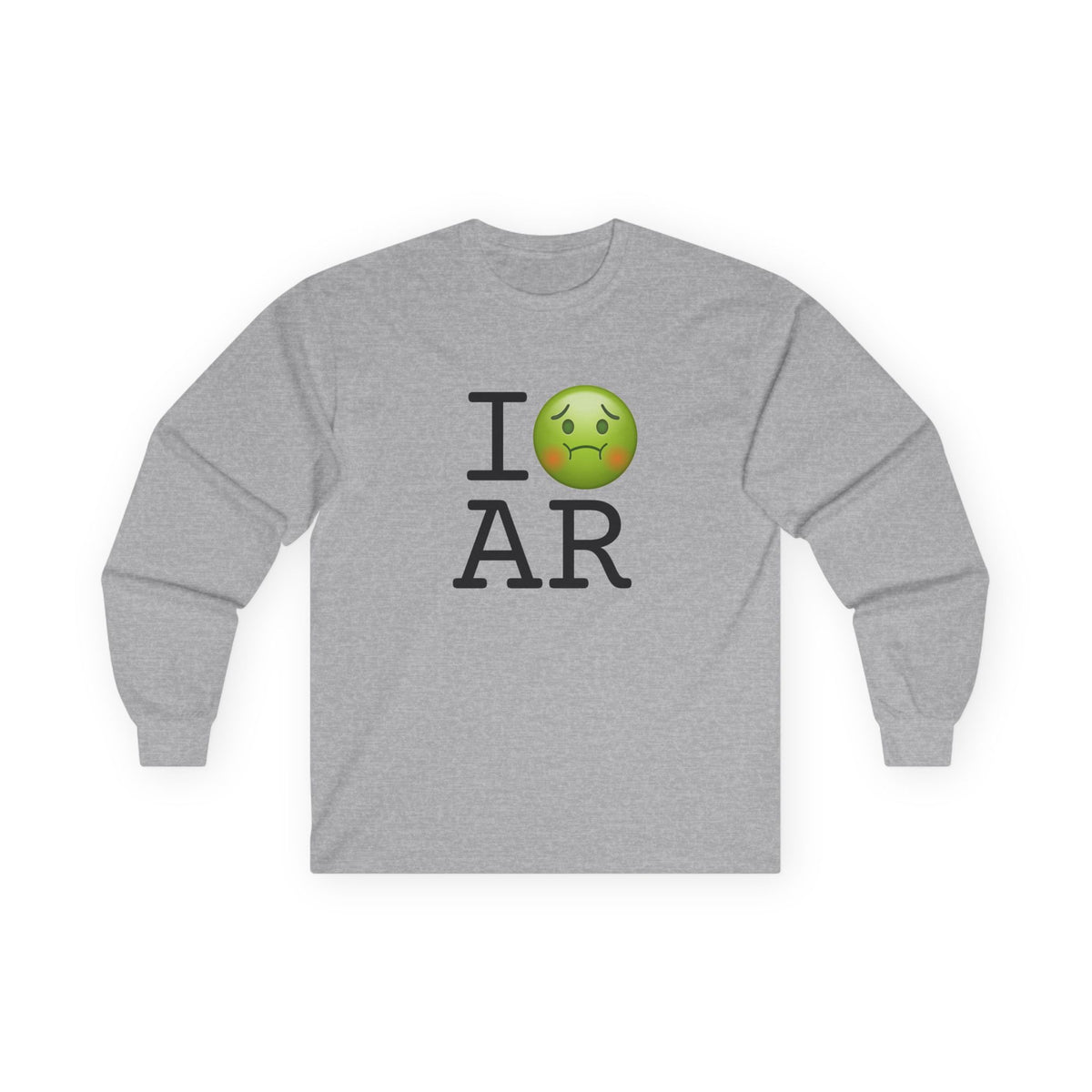 "I'm Nauseous about Arkansas" Long Sleeve Shirt