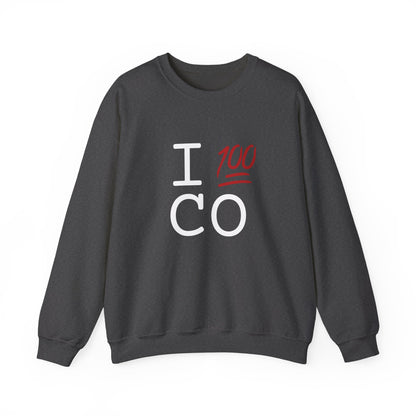 "I Keep it 100 in Colorado" Sweatshirt