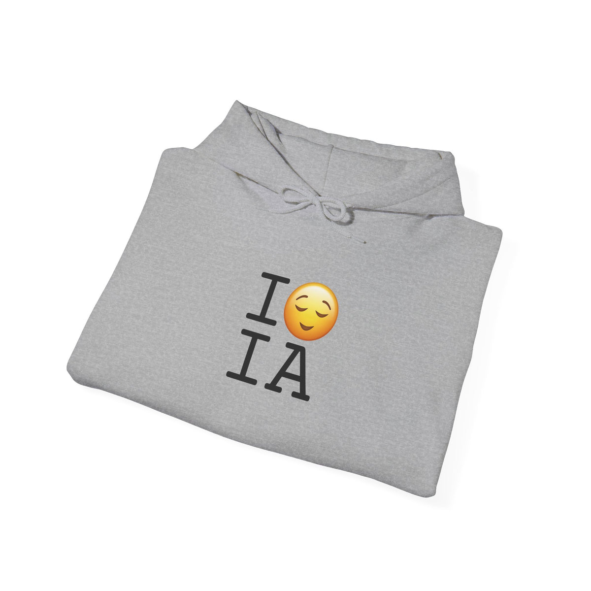 "I'm Relieved about Iowa" Hoodie