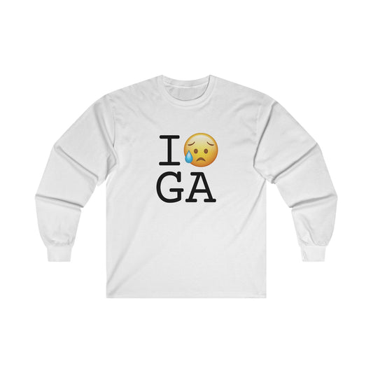 "I'm Sad About Georgia" Long Sleeve Shirt