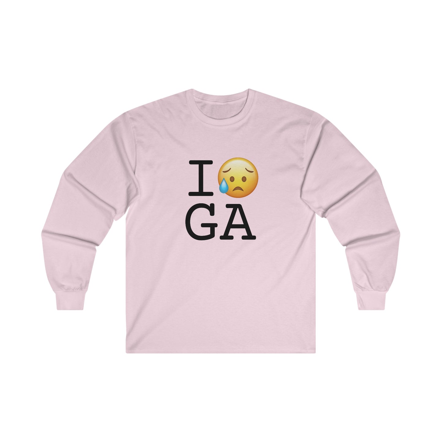 "I'm Sad About Georgia" Long Sleeve Shirt