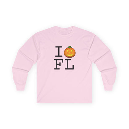 "I Jack-O-Lantern (Pumpkin) Florida" Long Sleeve Shirt
