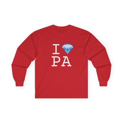 "I Diamond Pennsylvania" Long Sleeve Shirt