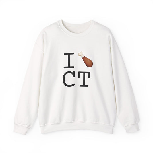 "I Chicken Drumstick Connecticut" Sweatshirt