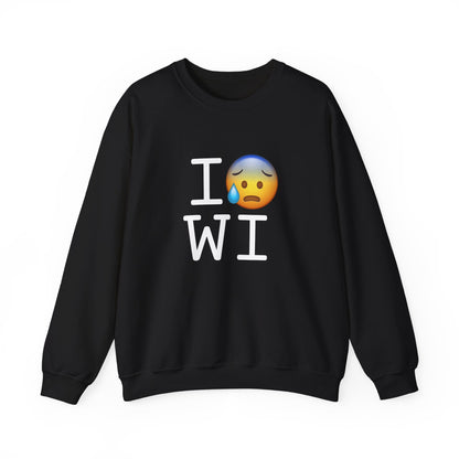 "I'm Anxiously Sweating in Wisconsin" Sweatshirt