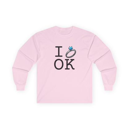 "I'm Married to (Diamond Ring) Oklahoma" Long Sleeve Shirt