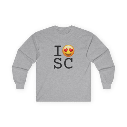 "I have Heart Eyes for South Carolina" Long Sleeve Shirt
