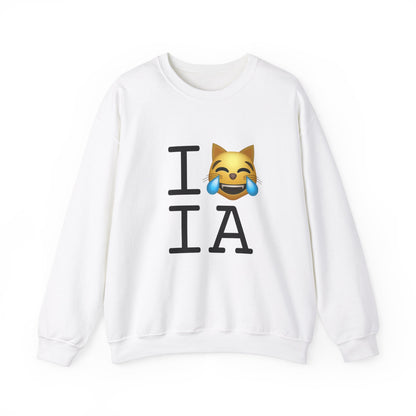 "I'm Laughing like a Cat at Iowa" Sweatshirt