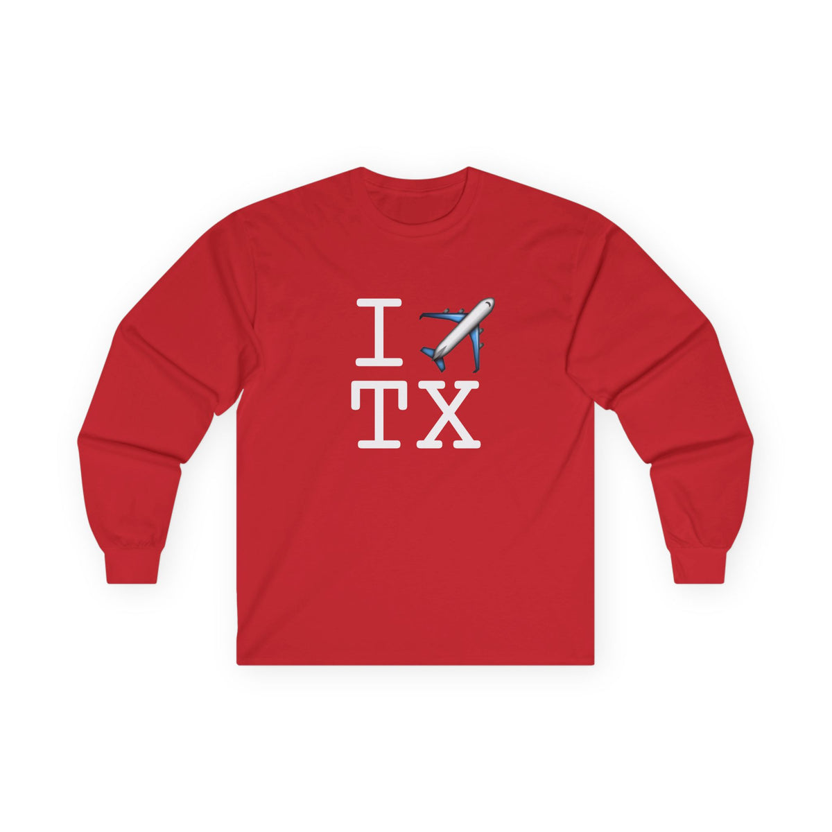 "I Fly Over Texas" Long Sleeve Shirt