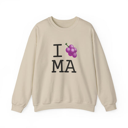 "I Grape Massachusetts" Sweatshirt