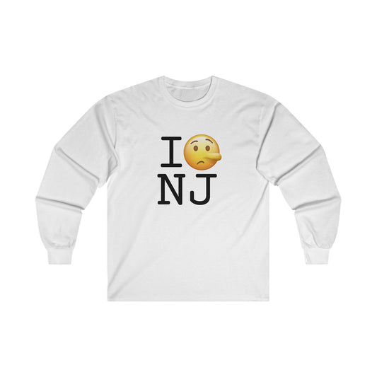 "I Lie about New Jersey" Long Sleeve Shirt