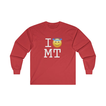 "I'm an Angel in Montana" Long Sleeve Shirt