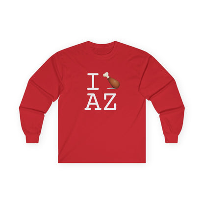 "I Chicken Drumstick Arizona" Long Sleeve Shirt