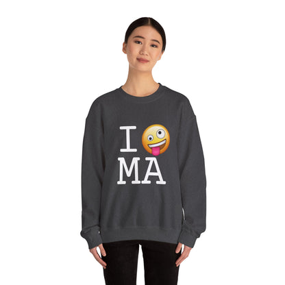 "I'm Crazy about Massachusetts" Sweatshirt