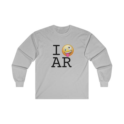 "I'm Crazy about Arkansas" Long Sleeve Shirt