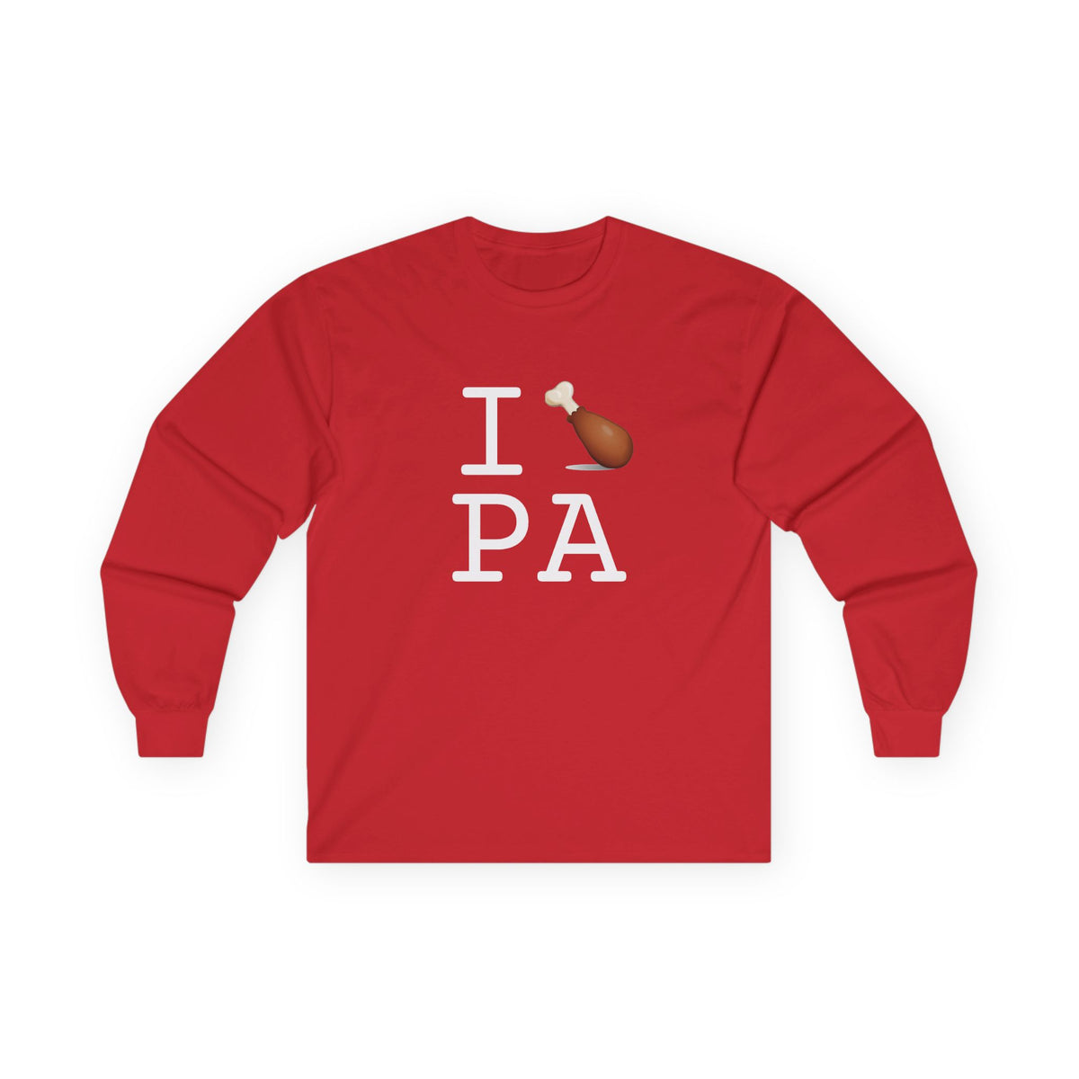 "I Chicken Drumstick Pennsylvania" Long Sleeve Shirt