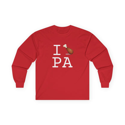 "I Chicken Drumstick Pennsylvania" Long Sleeve Shirt