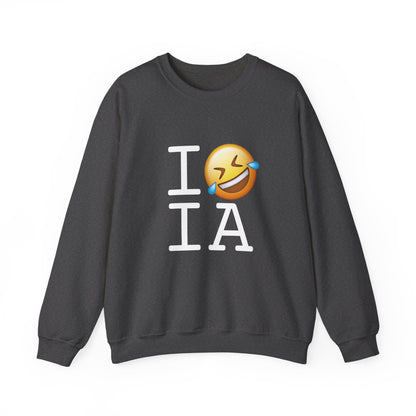 "I Laugh Hard (LMFAO) at Iowa" Sweatshirt