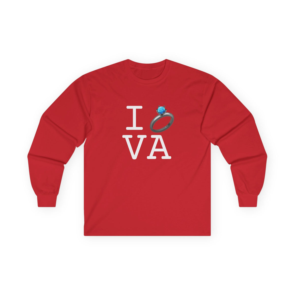 "I'm Married to (Diamond Ring) Virginia" Long Sleeve Shirt