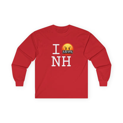 "I Curse about New Hampshire" Long Sleeve Shirt