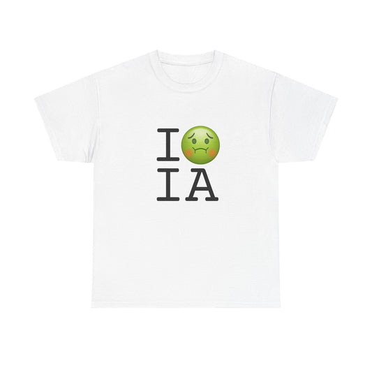 "I'm Nauseous about Iowa" Tee