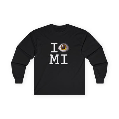 "I See (Eye) Michigan" Long Sleeve Shirt