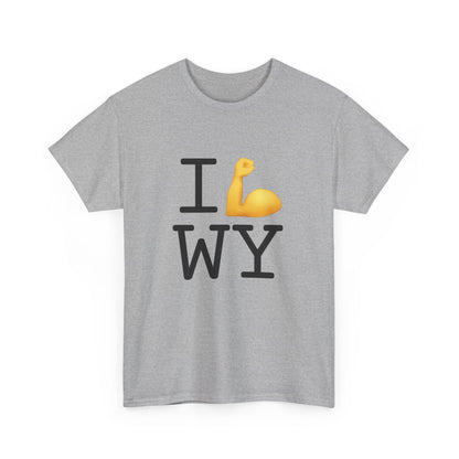 "I Flex in/on Wyoming" Tee