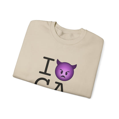 "I'm an Angry Devil about Georgia" Sweatshirt