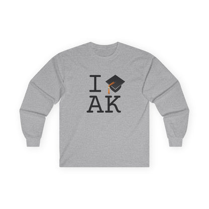 "I Graduate Alaska" Long Sleeve Shirt