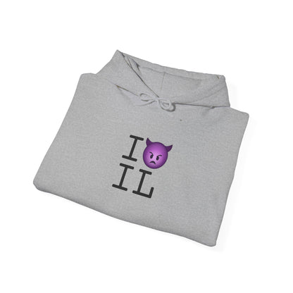 "I'm an Angry Devil about Illinois" Hoodie