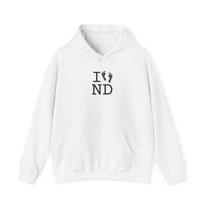 "I leave Footsteps in North Dakota" Hoodie