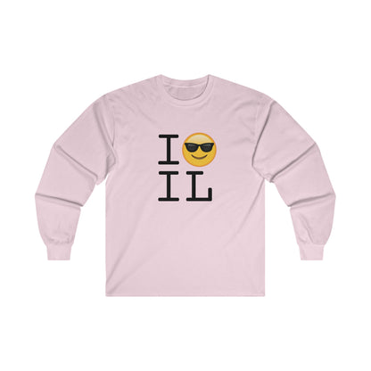 "I'm Cool with Illinois" Long Sleeve Shirt