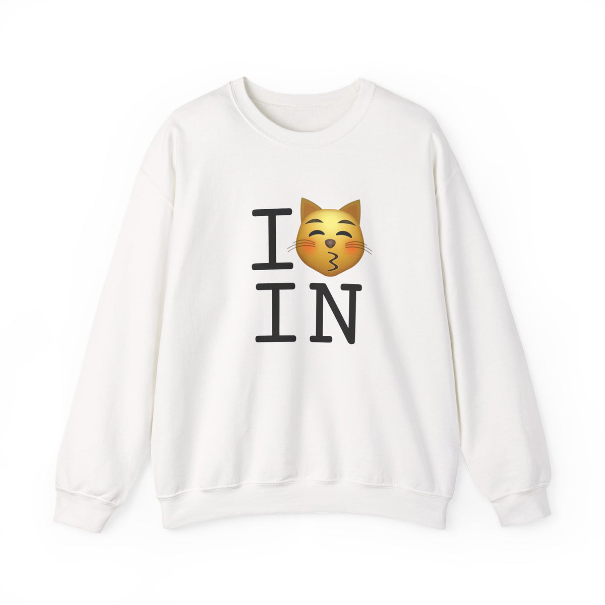 "I'm a Kissing Cat toward Indiana" Sweatshirt